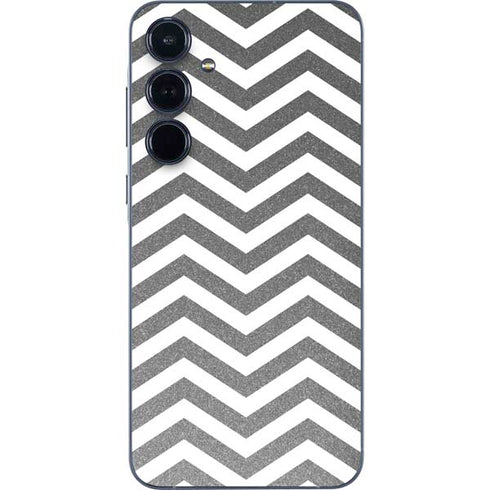 Silver Chevron Galaxy A36 5G Skin